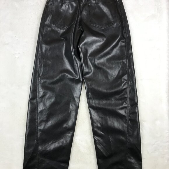 Denim Forum Aritzia The Farrah Faux Leather Pants 25 - Picture 12 of 12
